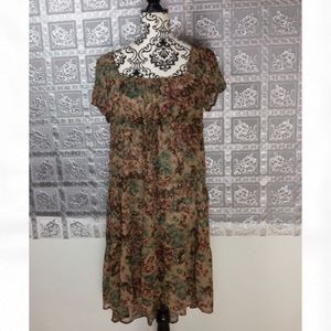 Band of Gypsies Floral Short Sleeve Dress Size M